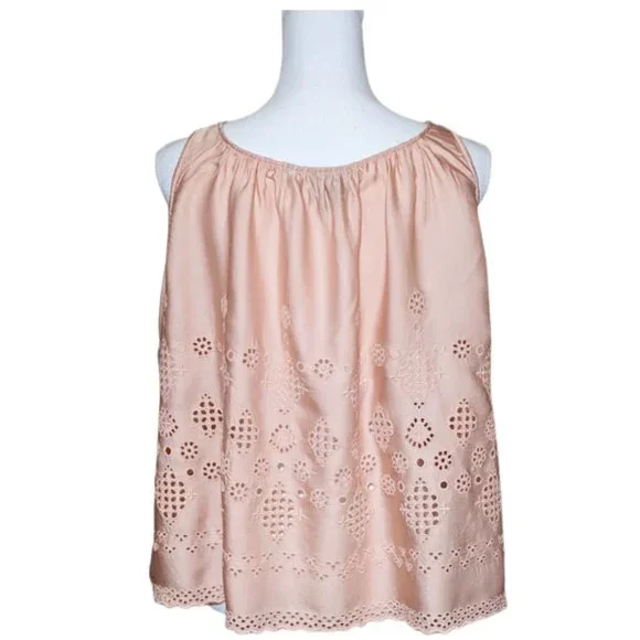 VANESSA VIRGINIA (Anthropologie) Boho Eyelet Top - Picture 4 of 9